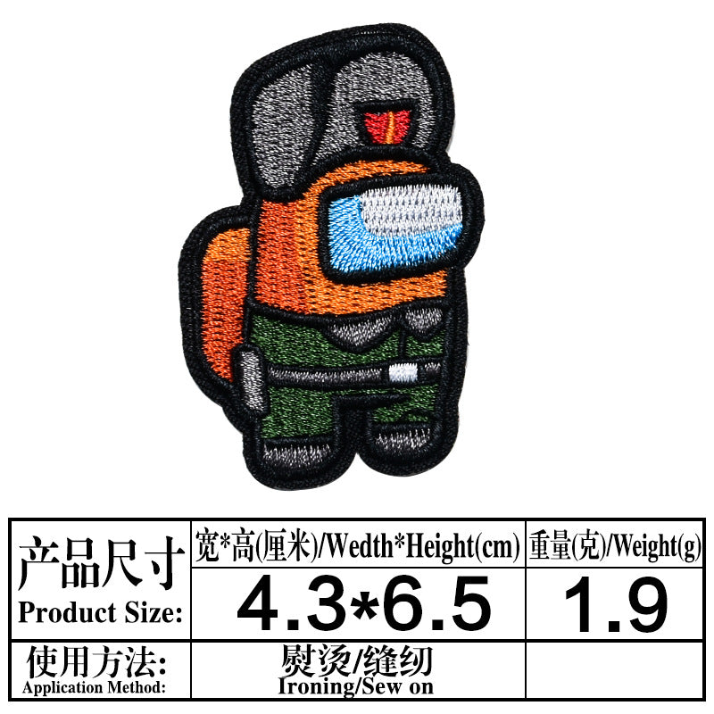 Wholesale Cloth Embroidery Patch Werewolf Game Decorative Patch For Coat Casual Craft Supply OLY Exclusive