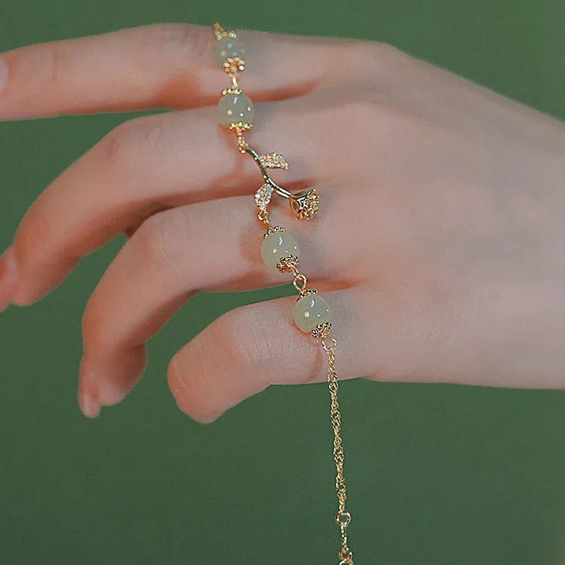 Wholesale Tulip Cat's Eye Pull Bracelet