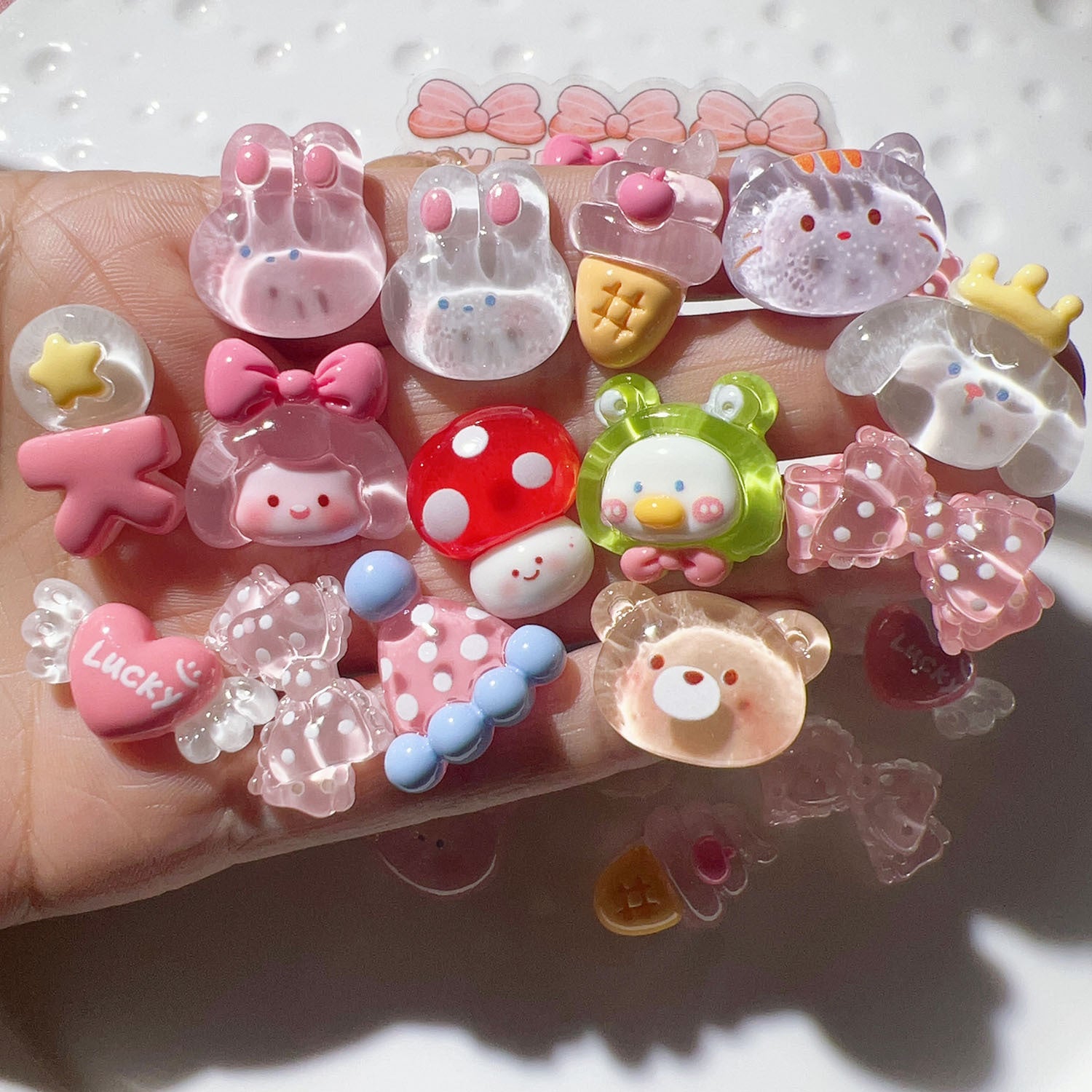 Wholesale 20pcs/pack Resin accessories wholesale DIY accessories handmade materials