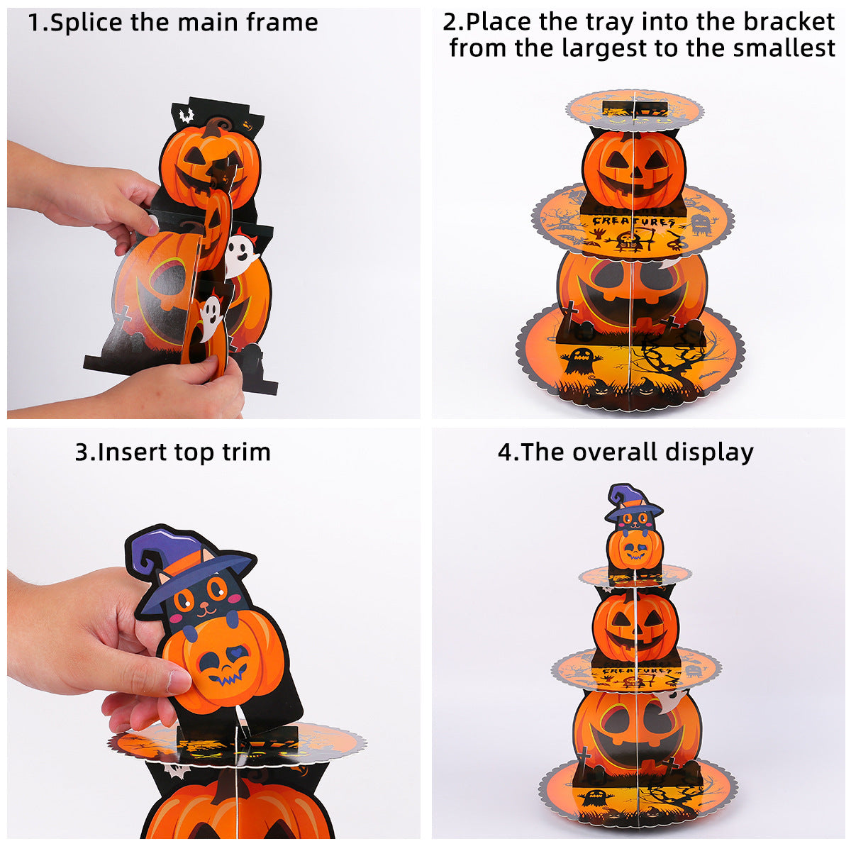 Wholesale  3D Paper Cake Tray