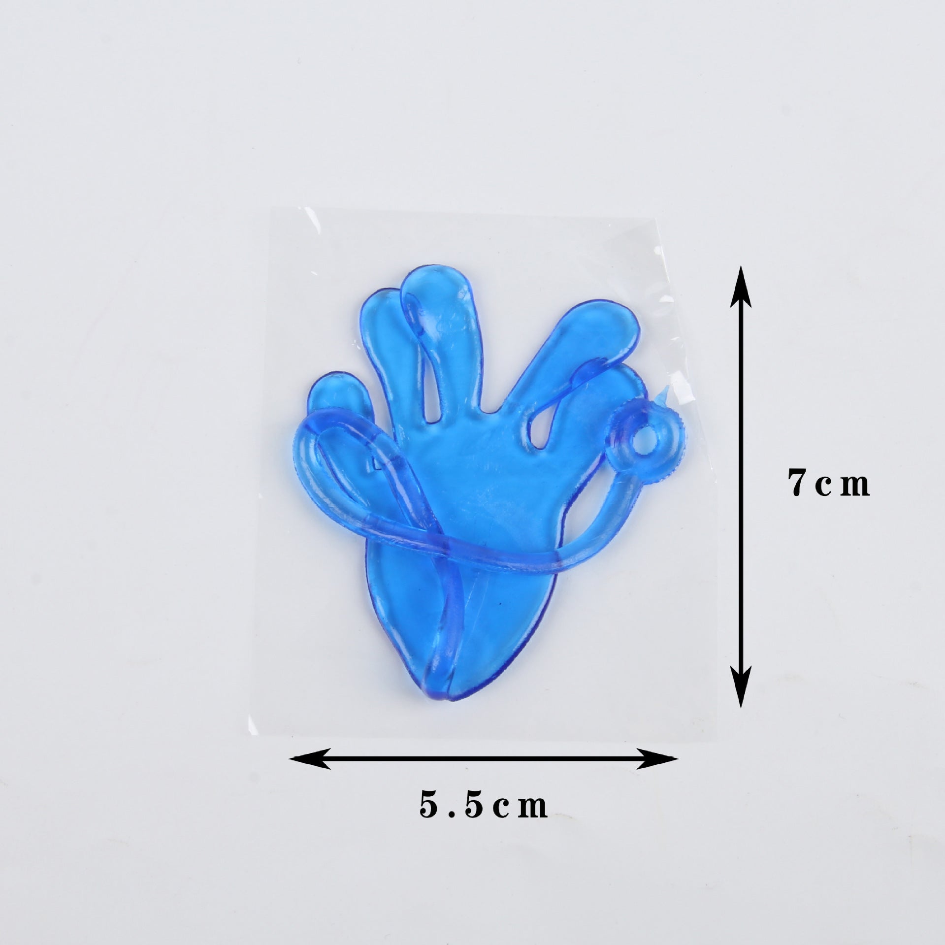 Wholesale Nostalgic Elastic Telescopic Sticky Palm Toys Trick Small Hand Stretch Trp Soft Rubber Elastic Palm