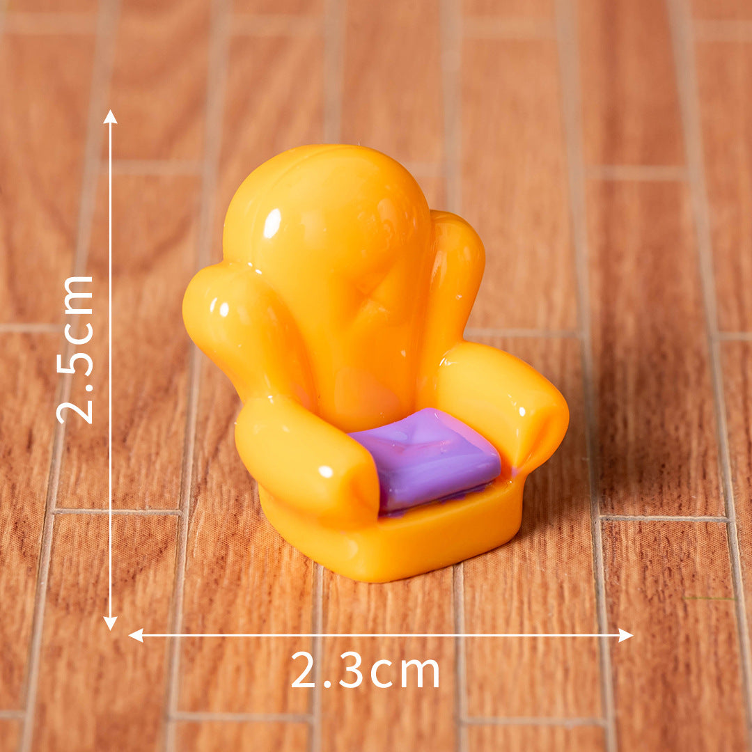 Wholesale  Resin Miniature Dollhouse Furniture For DIY Home Decor And Craft