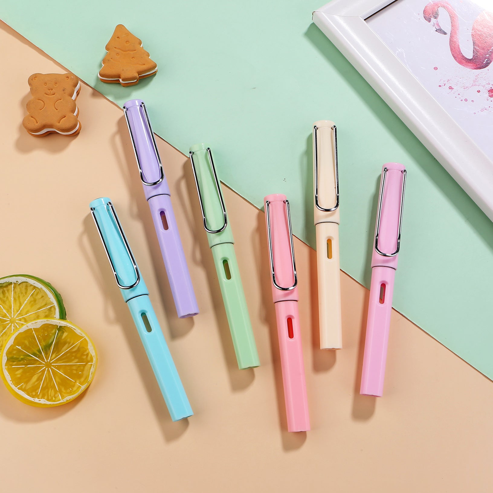 Wholesale Plastic Macaron Eternity Pencils