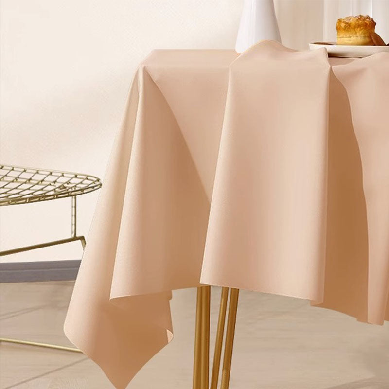 Wholesale Cream Style Lamb Skin TPU Tablecloth