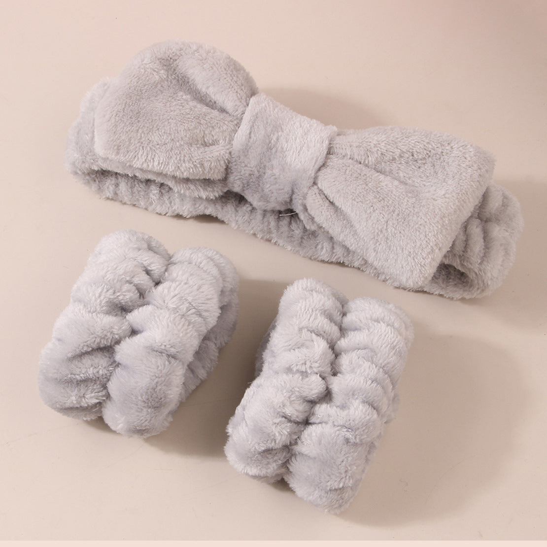 Wholesale Face Wash Waterproof Set Bow Knot Simple Fabric Headband
