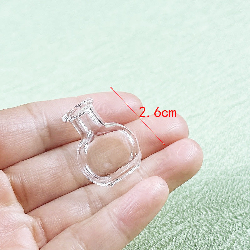 Wholesale 10pcs Doll House dollhouse Simulation Scene Furniture Ornaments Mini Micro Glass Bottle Small Accessories Crafts