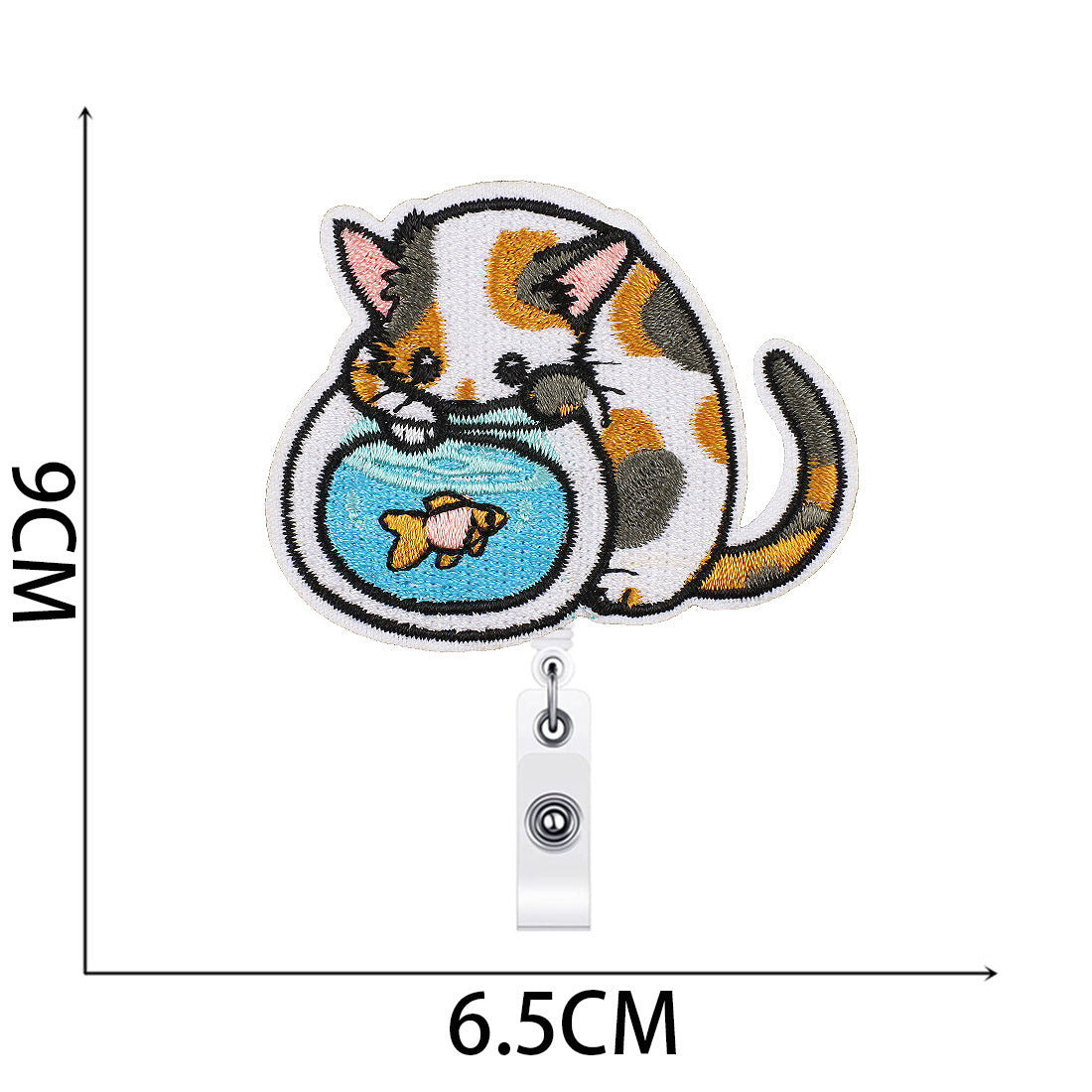 Wholesale Xiao Tian kitten easy-pull buckle embroidery cloth stickers