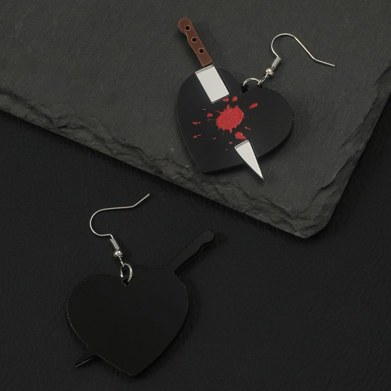 Wholesale Valentine's Day Heart Acrylic Earrings
