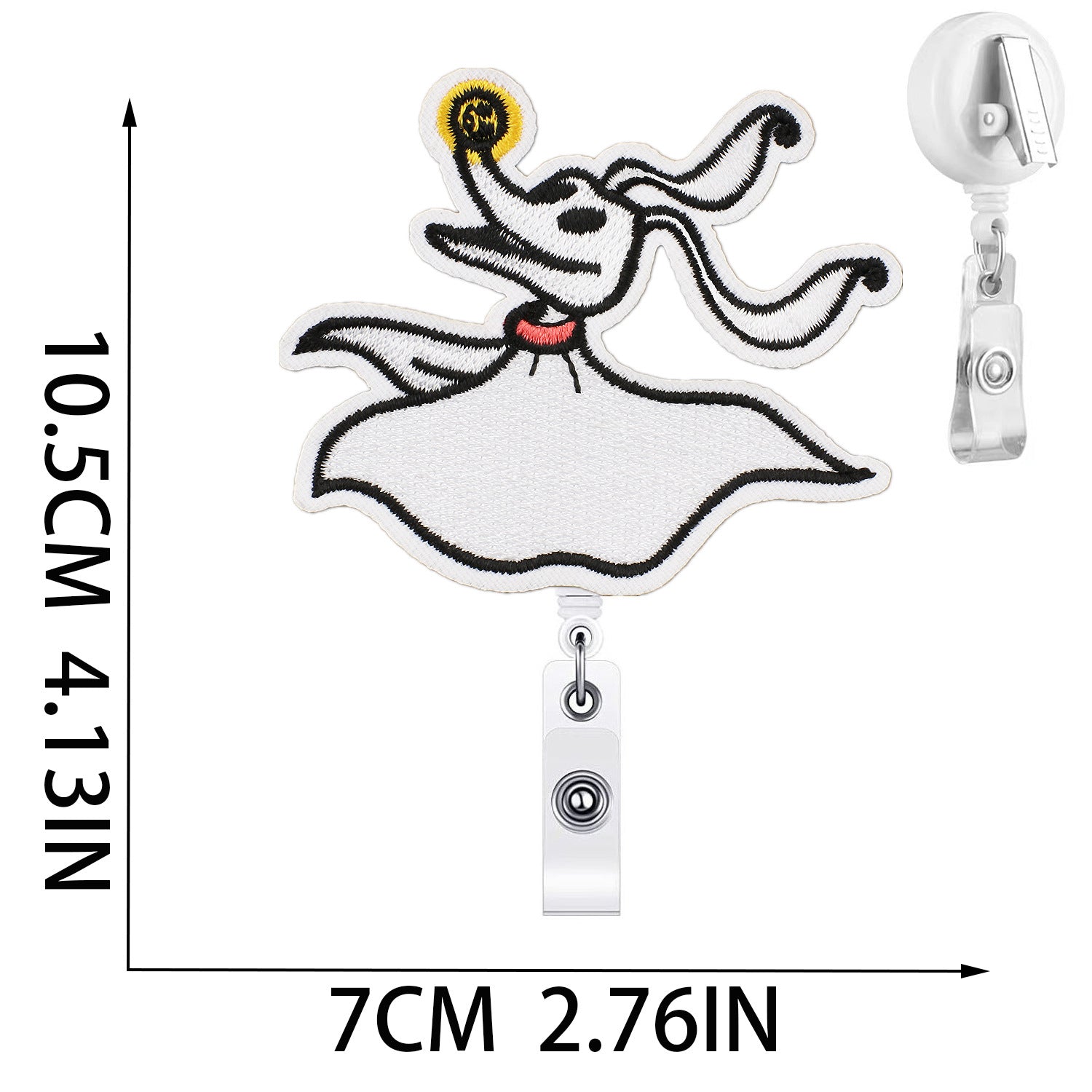 Wholesale Halloween Easy Pull-up Buckle Embroidered Cloth Sticker