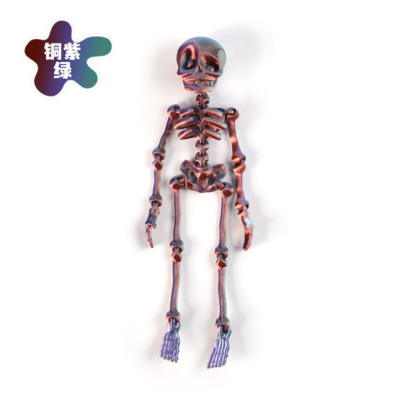 Wholesale  printable skeleton toy with magnetic joints movable