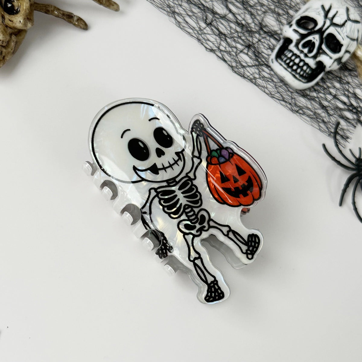 Wholesale New  Grab Clip Ghost Skull Hair Clip Shark Clip