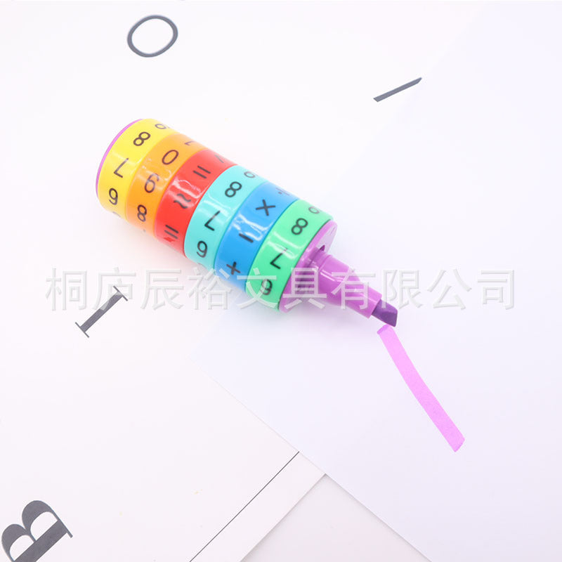 Wholesale Digital Rubik's Cube Highlighter Pen