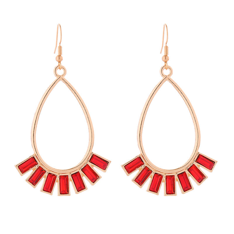 Wholesale Fan Shaped Diamond Earrings