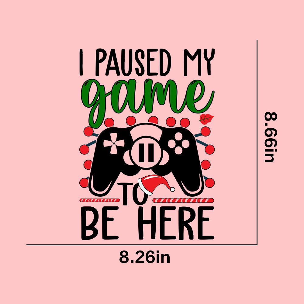 Wholesale  10pcs/pack Christmas pattern T-shirt heat transfer UV DTF ready-to-use transfer stickers