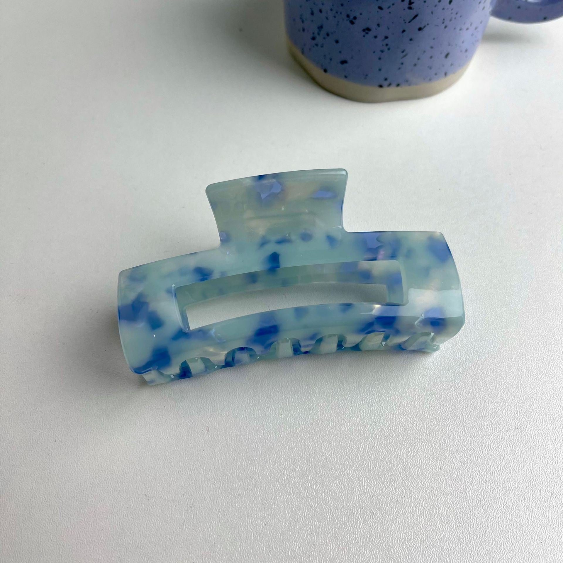 Wholesale Vintage Acetate Leopard Print Large Gripper Clip