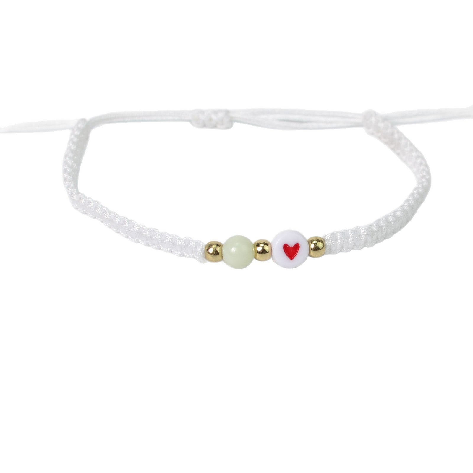 Wholesale  Luminous Beads Love Weaving Friendship Couple Acrylic