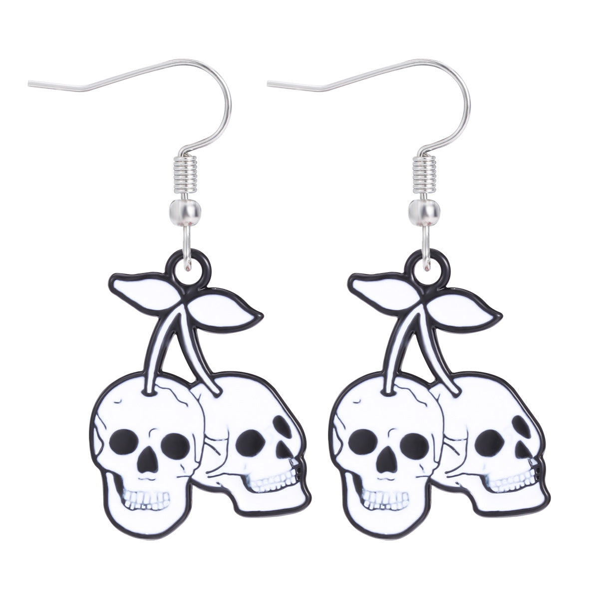 Wholesale  Themed Skull Pumpkin Earrings Zinc Alloy Drip Oil Fashion Jewelry Accessory For Party Gift OLY Exclusive