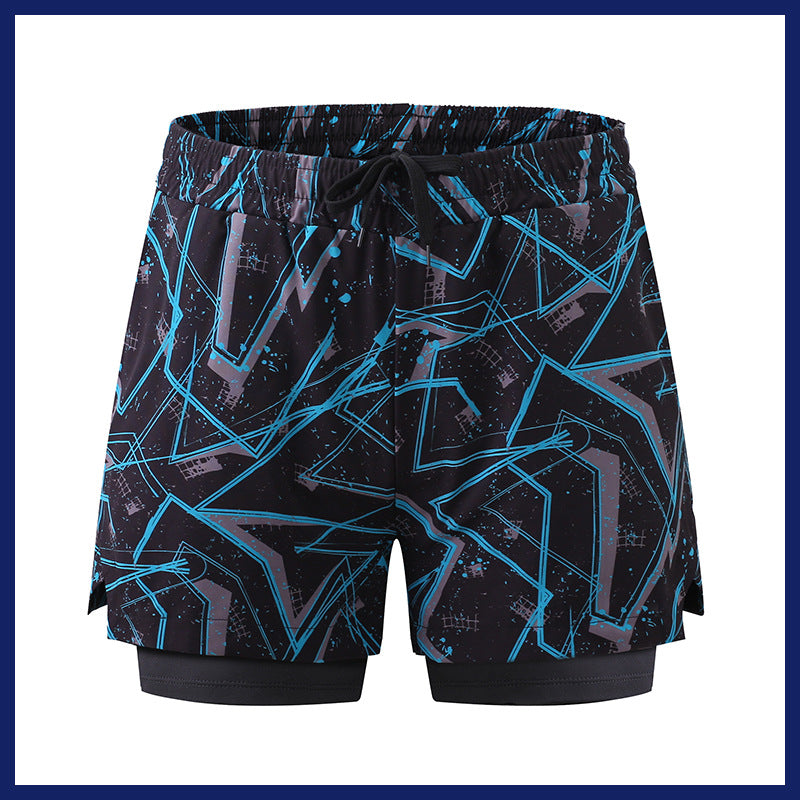 Wholesale Men's Loose Multi-Purpose Double Layer Boxer Anti-embarrassing Swimwear with Pockets