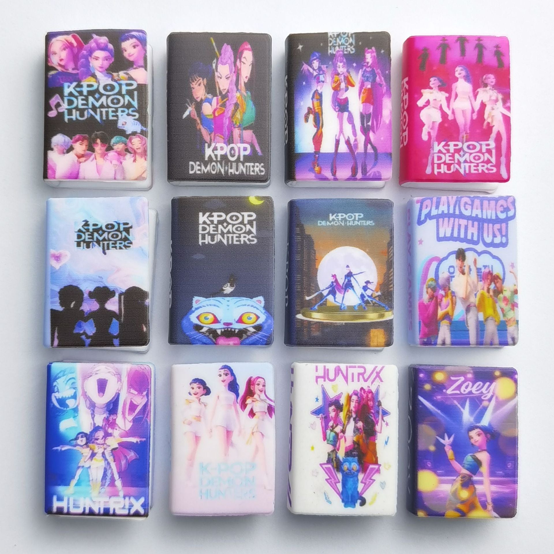 Wholesale 30pcs/pack Silicone 3D Printed Three-Dimensional Book Beads Cartoon DIY Bead Pen Accessory Bracelet OLY Exclusive