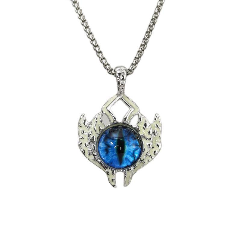 Wholesale Evil Titanium Steel Magic Eye Necklace  Devil' s Eye Men' s Alloy Pendant