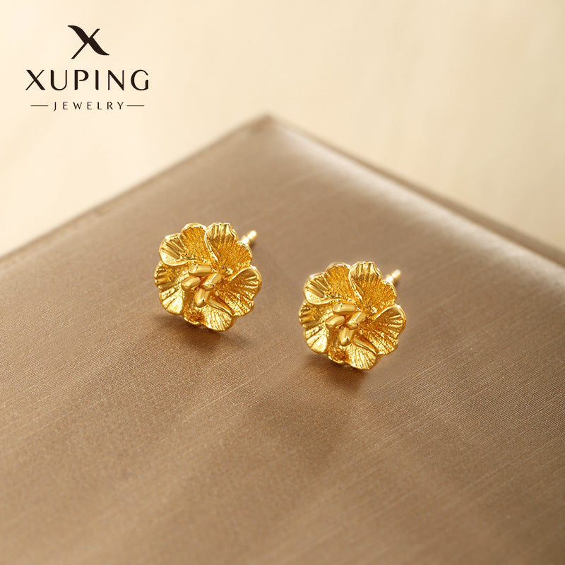 Wholesale Fairy Style Plants Flowers Vintage Simple Style Design Earstuds