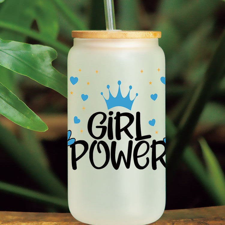 Wholesale Cartoon Fresh Floral Theme 16oz Cup UV DTF Wraps