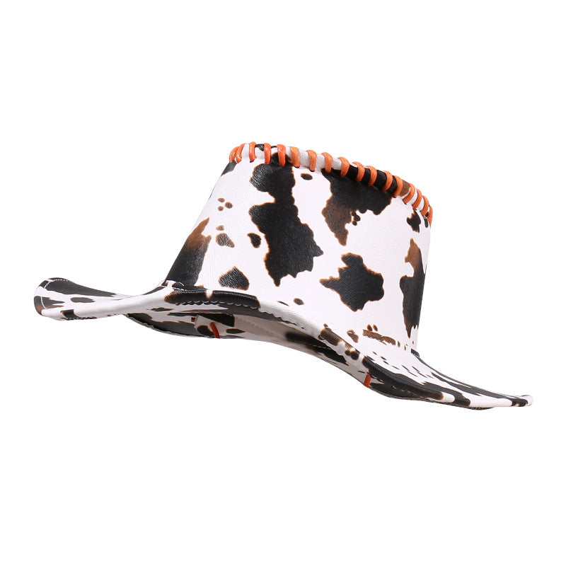 Wholesale Leather Cow Cowboy Hat