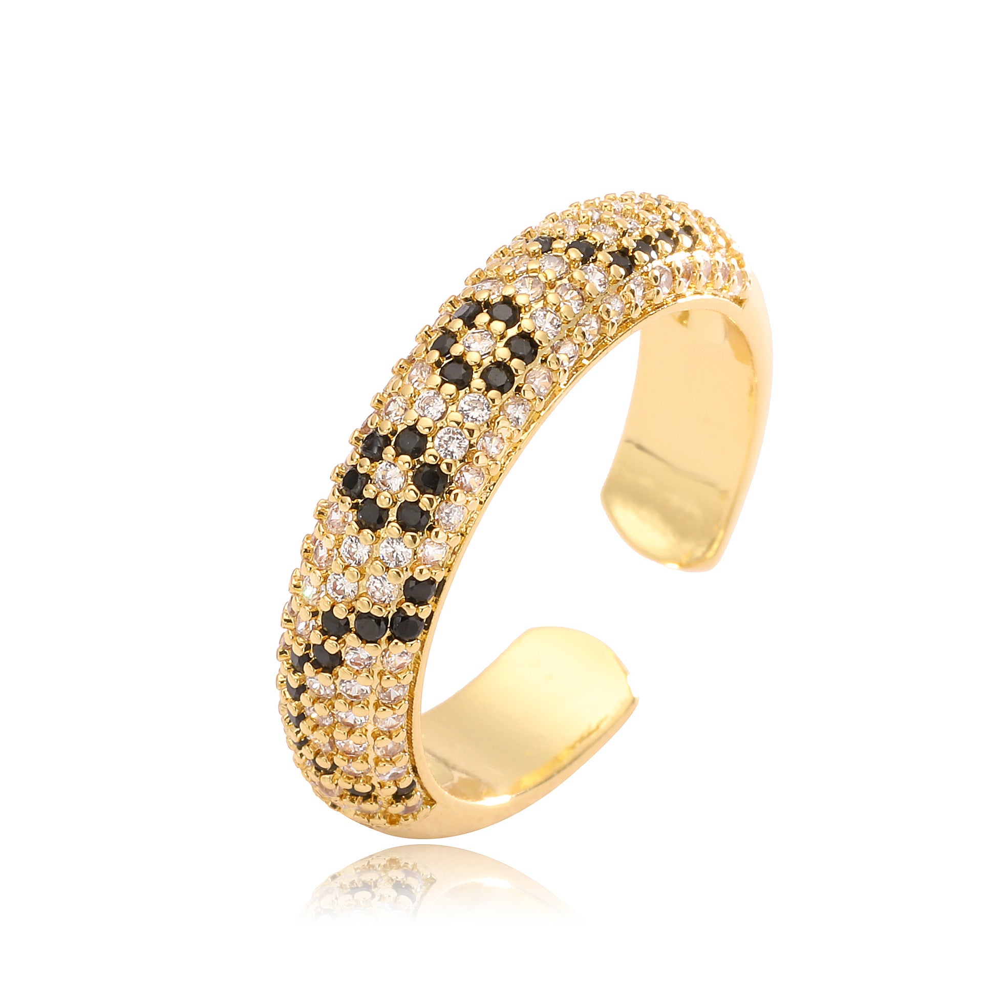 Wholesale light luxury snake leopard print necklace jewelry suit