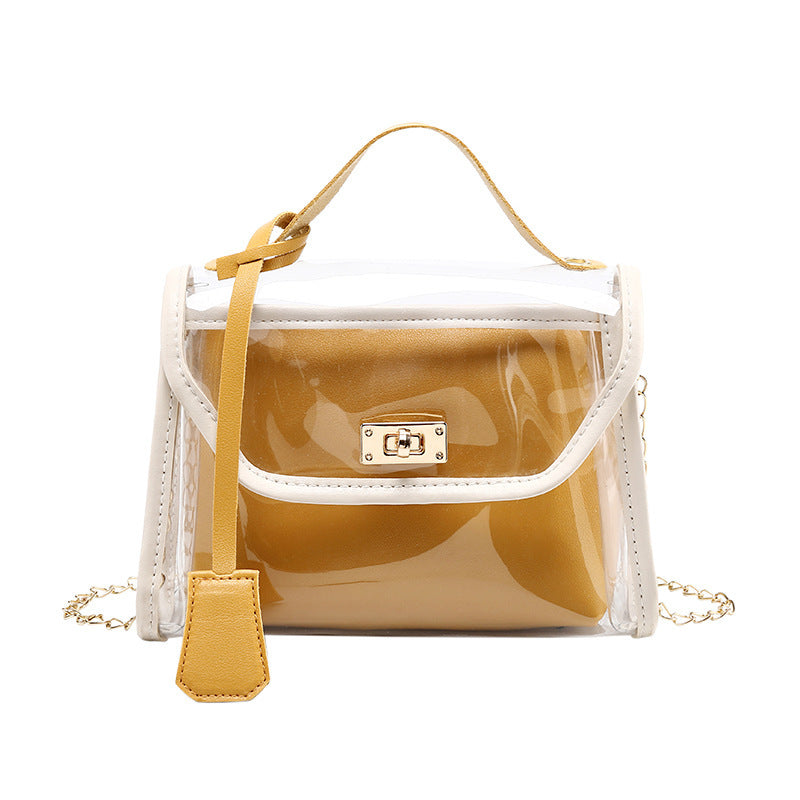 Wholesale PVC Transparent Messenger Bag