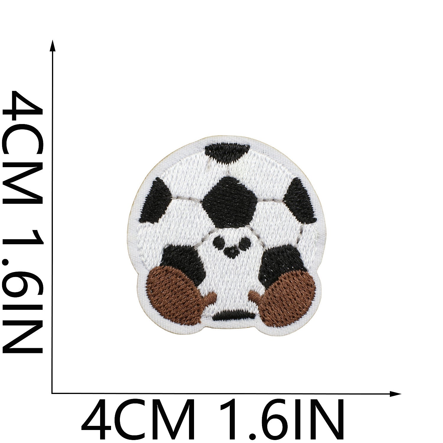 Wholesale Badminton racket embroidered patch