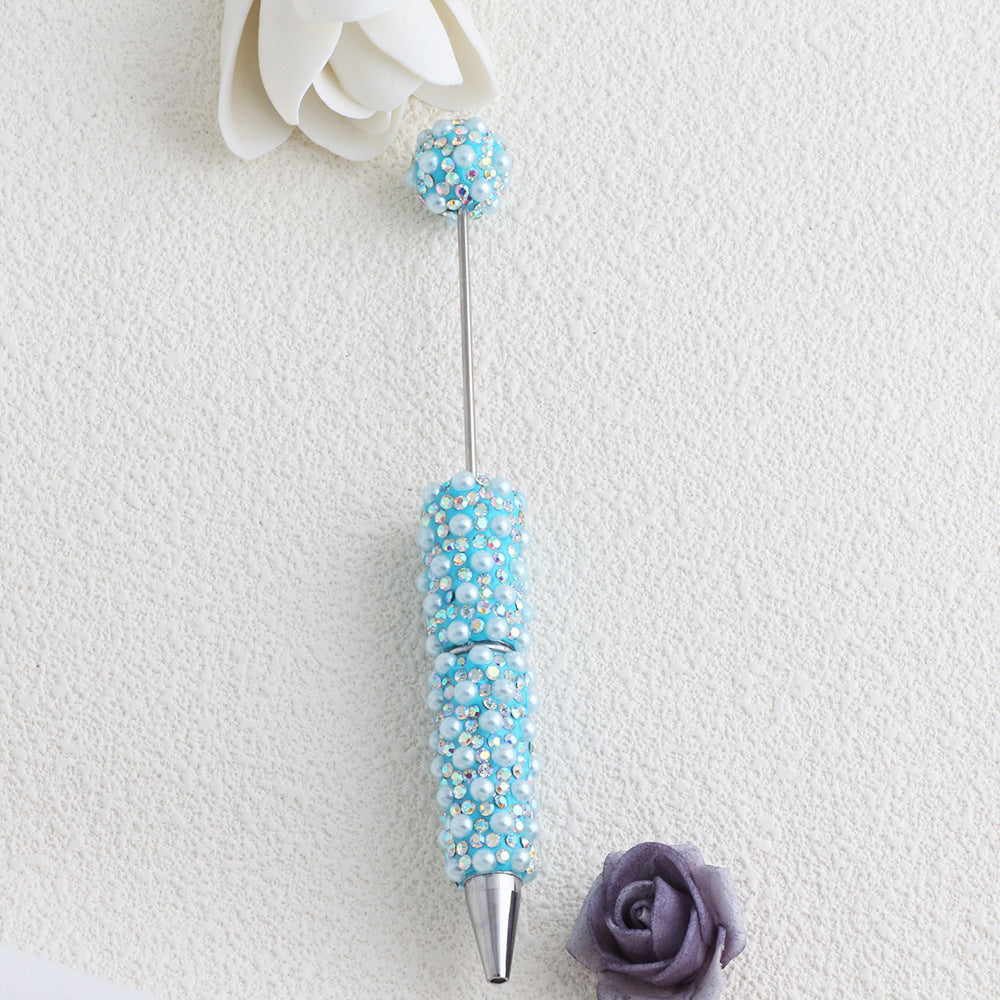 Wholesale 5pcs Colorful pearl daisy beadable pens