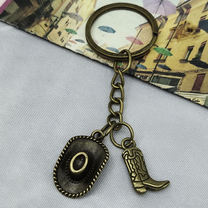 Wholesale Western cowboy themed pendant earrings