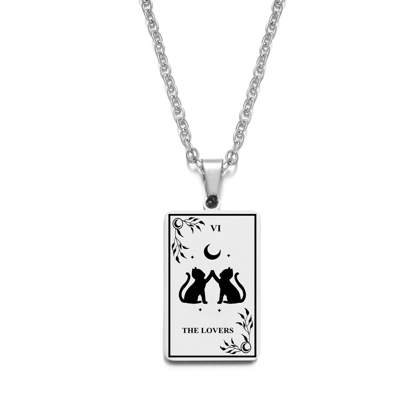 Wholesale tarot pendant pendant necklace stainless steel necklace