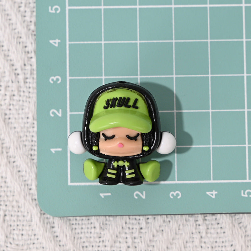 Wholesale 5pcs/pack holes loose beads diy mobile phone beads	OLY Exclusive