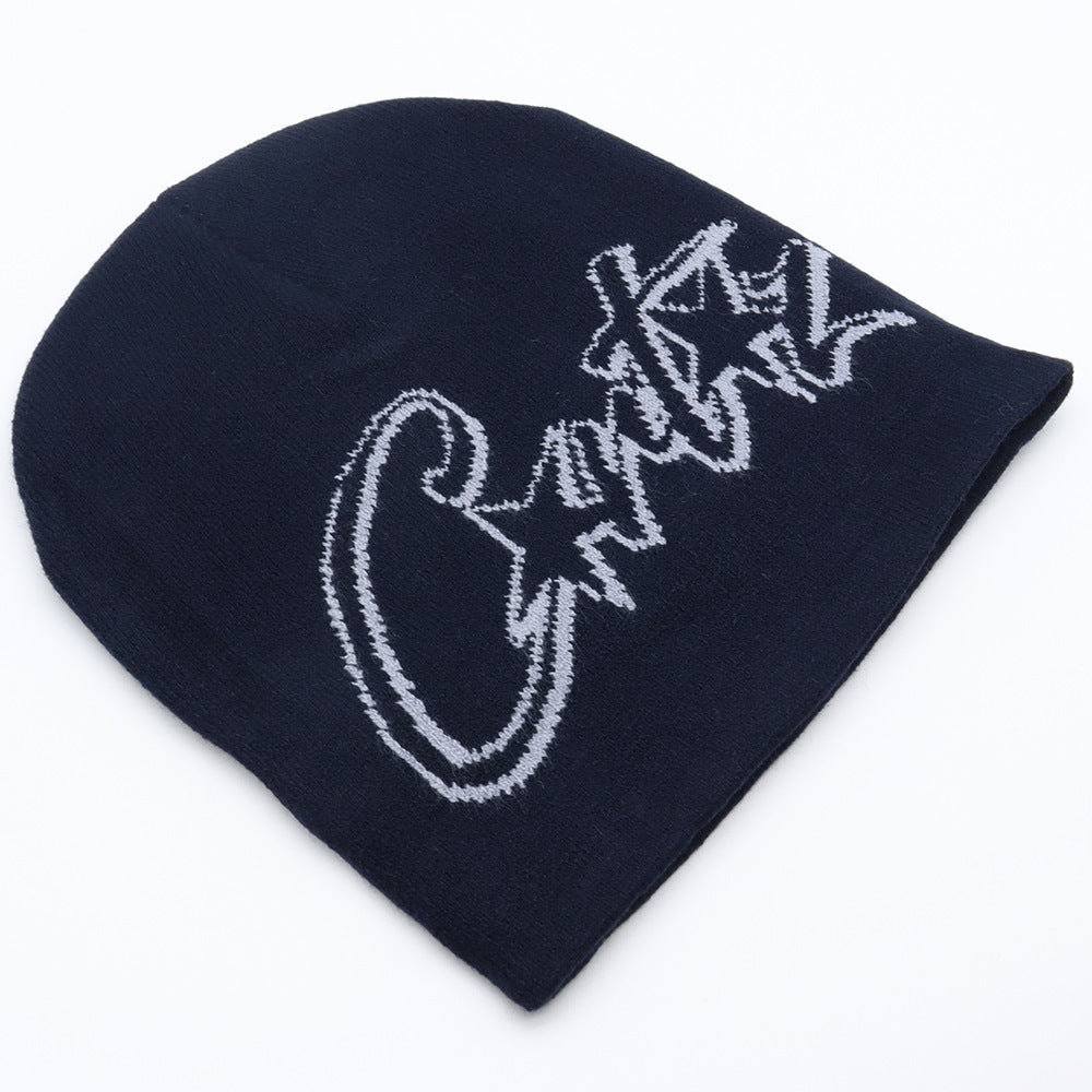 Wholesale Fashion Versatile Trendy Street Hip Hop Fashion Jacquard Ship Knitted Hat