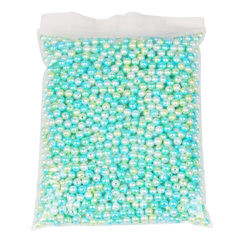 Wholesale 10mm Dual Color Gradient Beads ABS Imitation Pearl DIY Bead Accessories