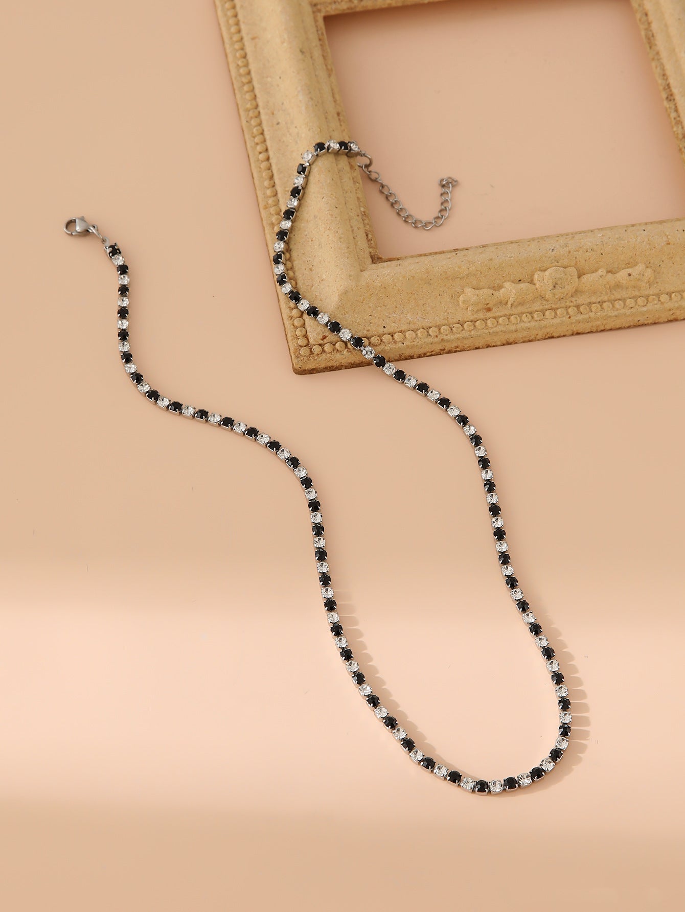 Wholesale Stainless steel zircon diamond cool style bracelet