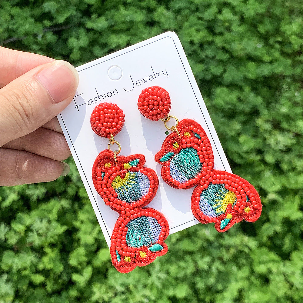 Wholesale Bohemian Handwoven Sunglasses and Bead Earrings