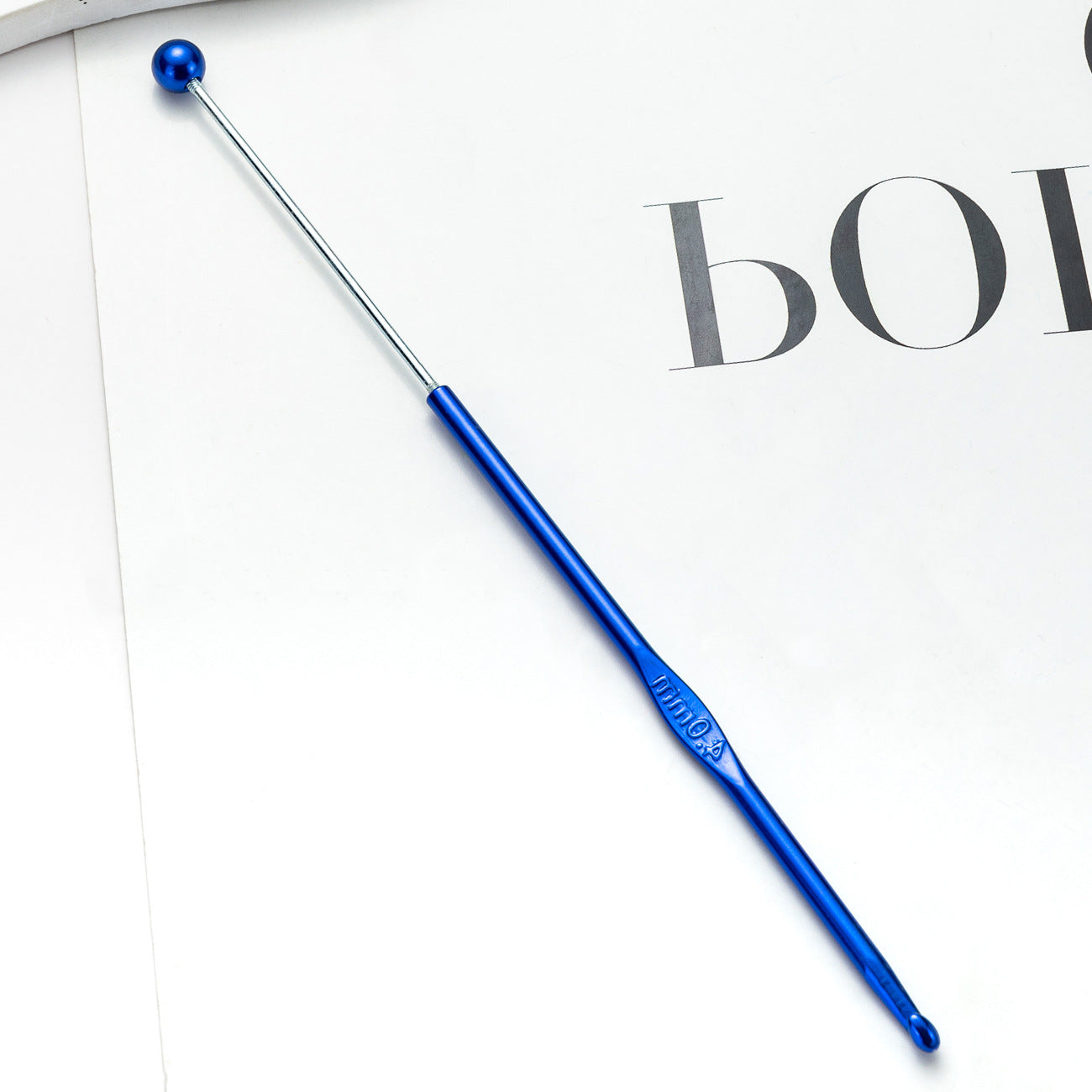 Wholesale 3mm 4mm 5mm 6mm DIY Bead Single Head Knitted Sweater Yarn Crochet Hook