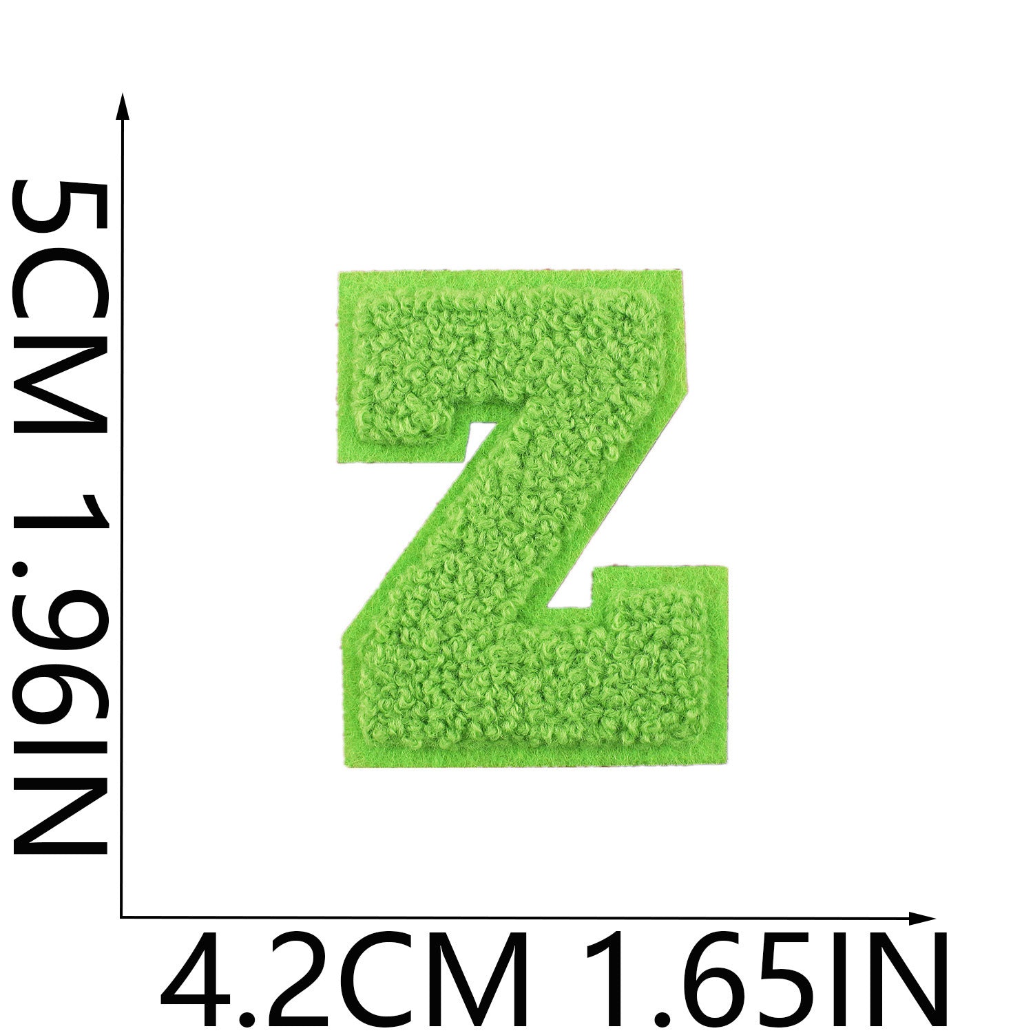 Wholesale Embroidered fabric patch hat and bag decoration A-Z English letter  DIY Patches