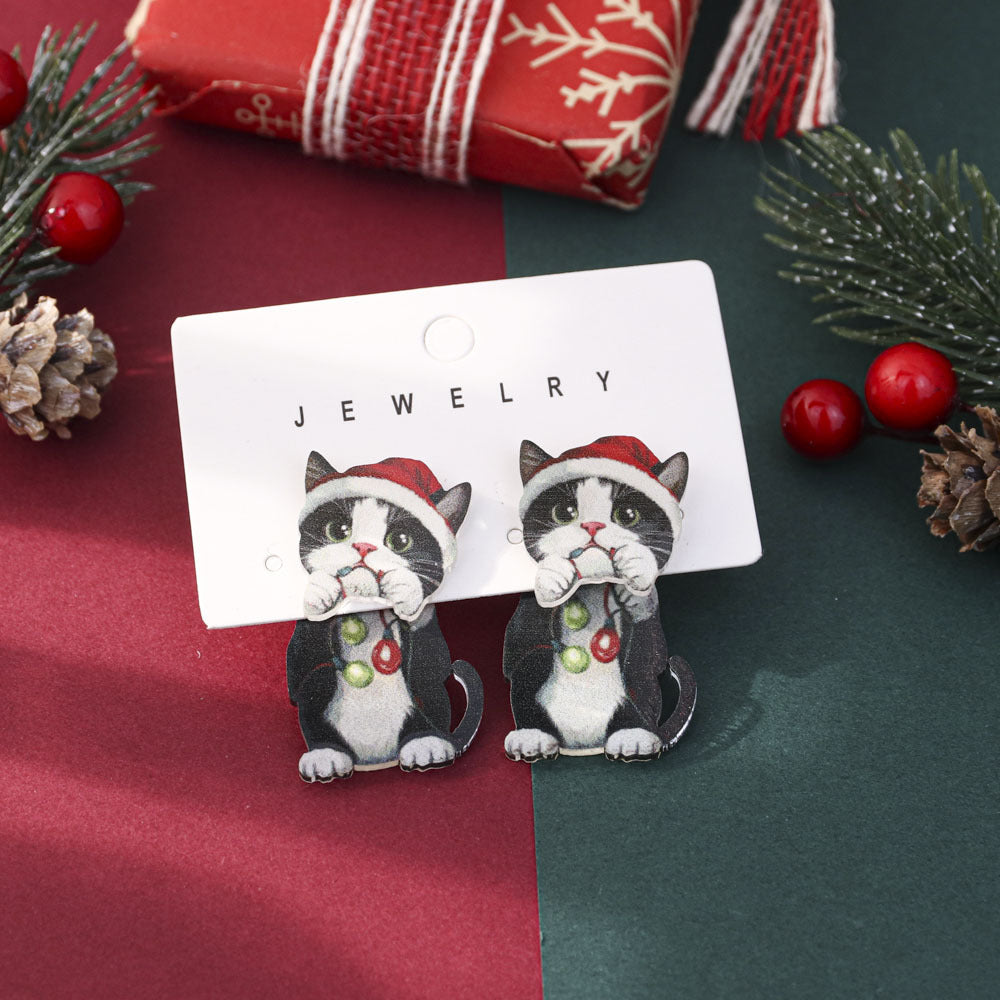 Wholesale Christmas Acrylic Earrings