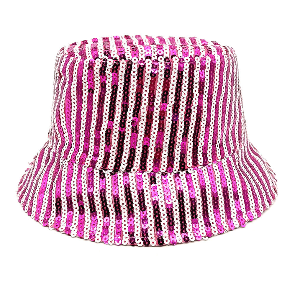 Wholesale Sequined performance bucket hat sun visor bucket hat