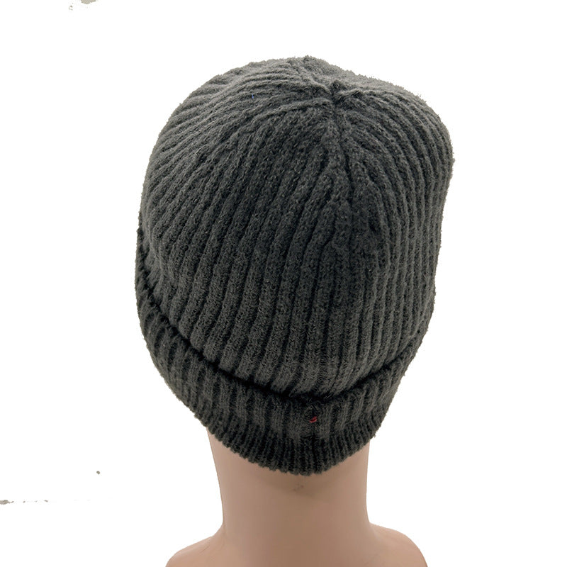 Wholesale Winter Ear Protection Plus Fleece Knitted Hat