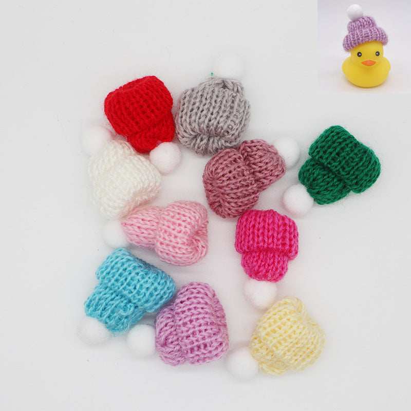 Wholesale 100pcs/pack small duck toy hat accessories