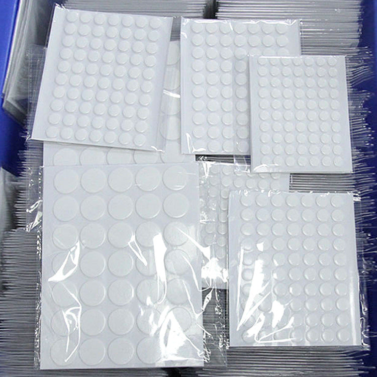 Wholesale Many Size Round Transparent Acrylic Double-Sided Tape Strong Adhesive Doll Fixed Traceless Glue Nano Dot Tape Handle