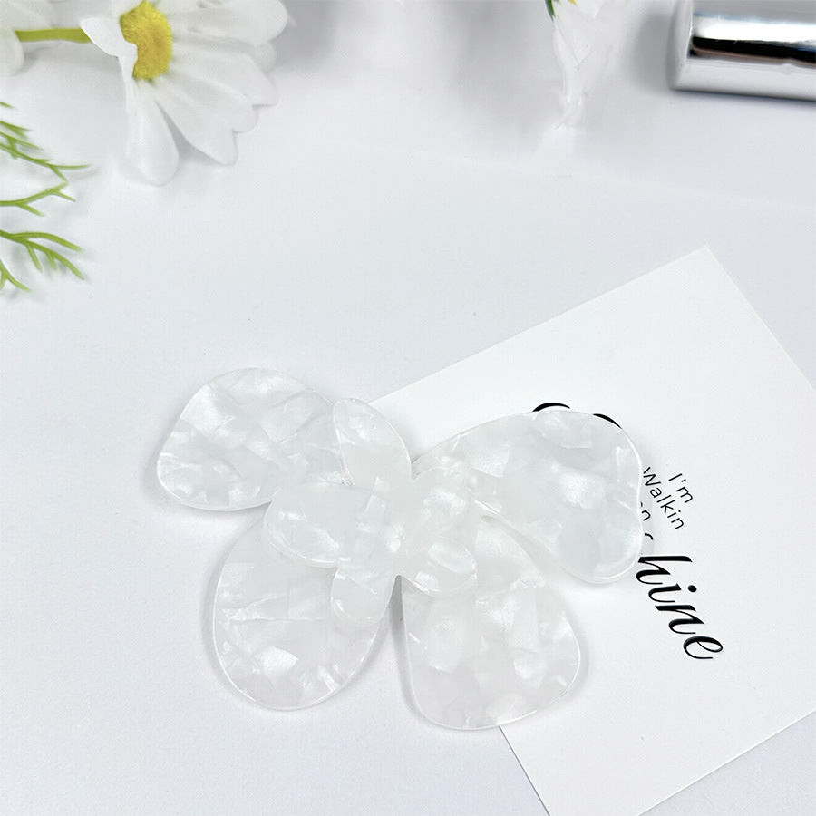 Wholesale 10pcs 8cm Loose Powder Acetate Sheet Large Flower Acrylic DIY Patch Accessories