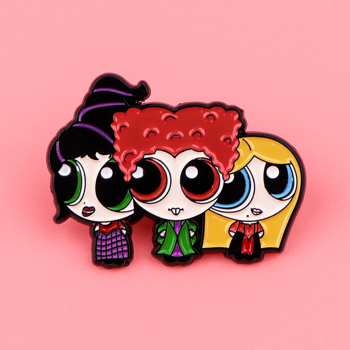 Wholesale Cute cartoon girl  brooch cartoon metal badge