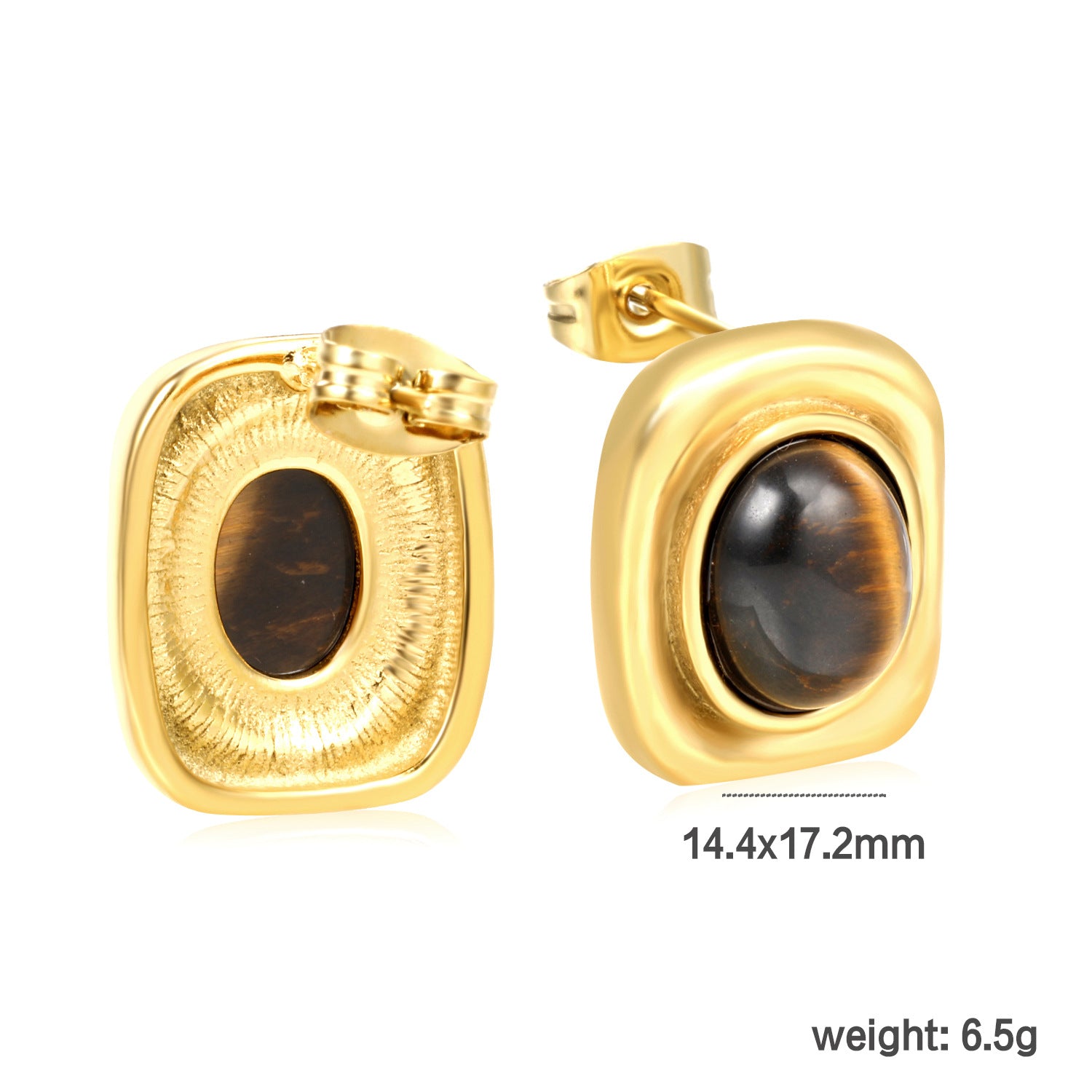 Wholesale Vintage shaped stainless steel wrapped earrings