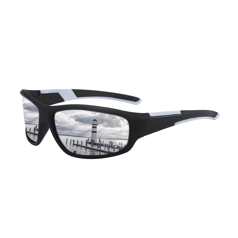 Wholesale New men's sports glasses riding polarized sunglasses driving sunglasses European and American driving glasses