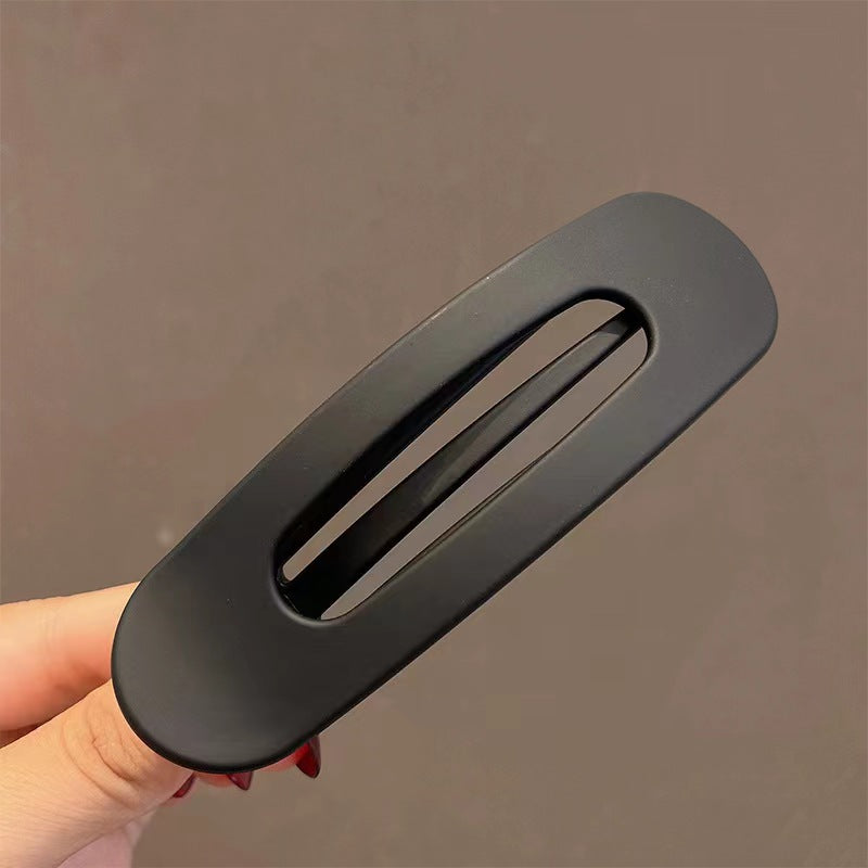 Wholesale solid color word clip Morandi color grab clip autumn and winter cute hair clip